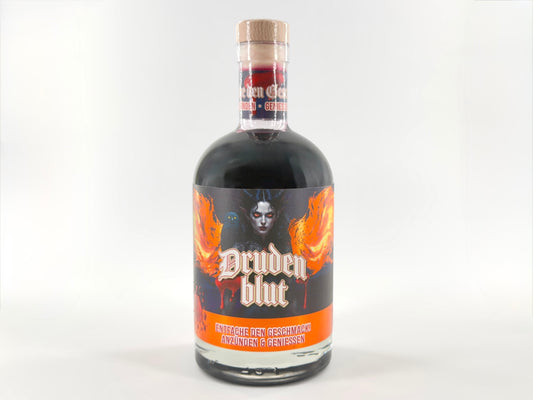 Drudenblut Heidelbeer-Spirituose mit Feuer-Effekt, 42% vol. 0,7 l