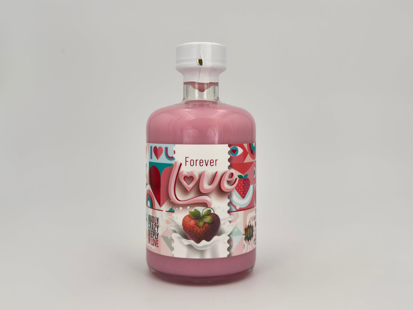Forever Love Erdbeer-Sahnelikör laktosefrei/vegan, 18% vol. 0,5 l